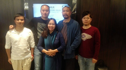 江西邀请嘉宾代表钟洛洲,刘陈,胡笑天,瞿德仁与cd网上海站负责人静宜